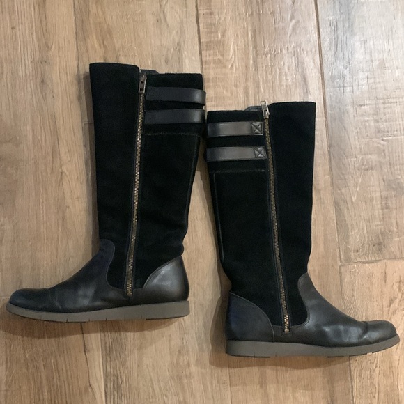 Timberland women’s 8 1/2 suede & leather tall boots - Picture 6 of 11